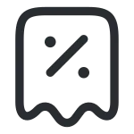 Receipt Disscount SVG Icon